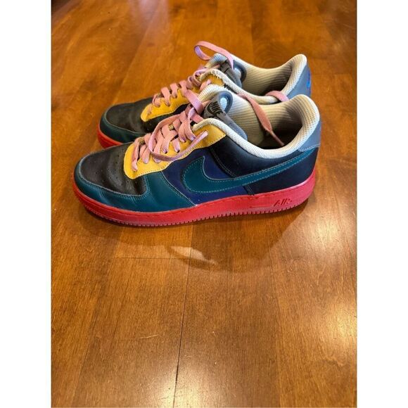 Men’s Nike Air Force 1 multi color sneakers size 8.5 - Picture 1 of 7